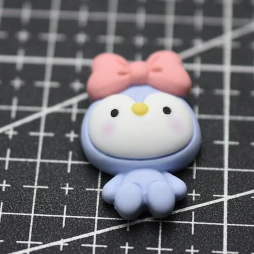 1pcs/lot resin flat back simulation blue cat animal 30mm Embellishment DIY Phone Decoration