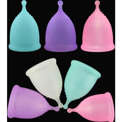 Newest Design Menstrual Cup For Women Upgraded Feminine Hygiene Medical Soft Silicone Cup Menstrual Reusable Lady care