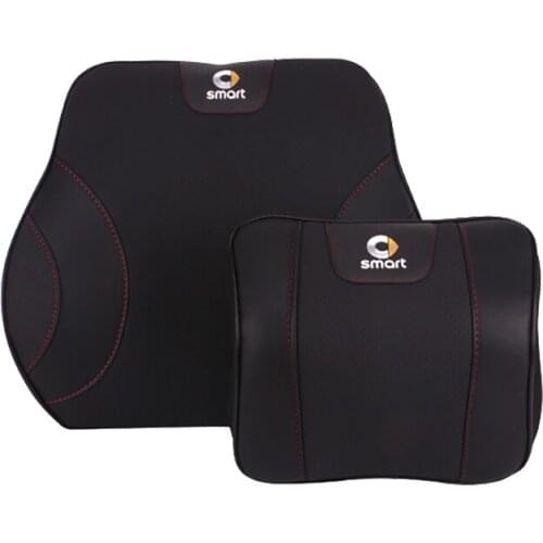 Car Memory Foam Headrest Lumbar Support Waist By Interior Decoration Accessories for Mercedes Smart 450 451 453 Fortwo Forfour