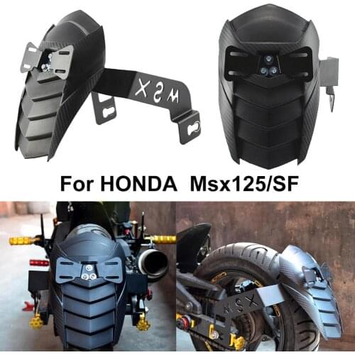 Motorcycle Rear Splash Guard Mudguard Fender Modify Parts for H-onda Msx125/SF