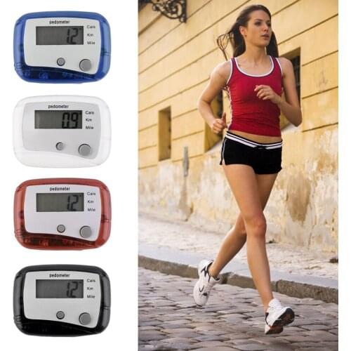 TSAI Mini Digital LCD Run Step Pedometer Walking Distance Counter Drop Shipping Lightweight Design Belt Clip Pedometer Wholesale