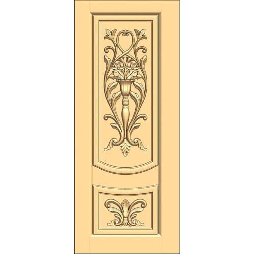 3D STL Model Door for CNC Router 3D Printer Artcam Aspire Bas Relief
