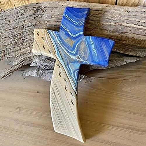 Cross Pendant Pendnat Decorative Creative Lightweight Wooden Cross Hanging Pendant Ornament for for wall home office window