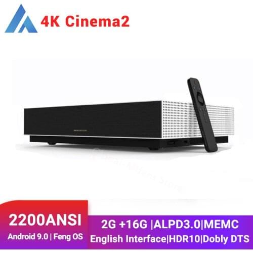 Formovie Fengmi 2200ANSI Laser Projector 4K TV Cinema2 100-inch Display Home Theater WiFi Bluetooth 4.2 Laser TV Smart Beamer