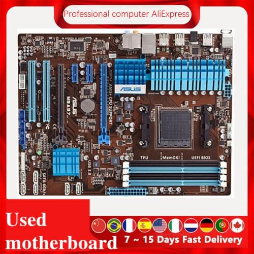 For ASUS M5A97 Motherboard Socket AM3+ DDR3 32GB For AMD 970 FX Original Desktop Mainboard M5A97 SATA III Used Mainboard