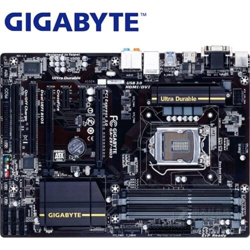 LGA 1150 For Intel Z87 DDR3 Gigabyte GA-Z87-HD3 Motherboard USB3.0 32GB Z87 HD3 Desktop Mainboard Z87-HD3 Used PCI-E 3.0
