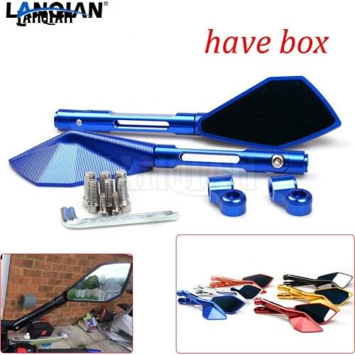 Motorcycle Scooters Racer Rearview Side View Mirror For YAMAHA R25 R3 R1 R6 MT09 MT07 TMAX 500 530 KAWASAKI Z800 Z1000 Ninja