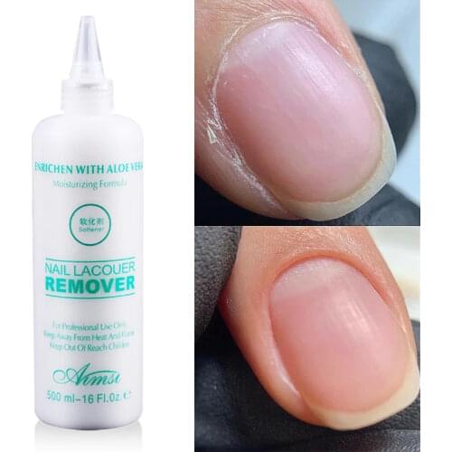 MSHARE Nail Cuticle Remover Gel Softener Oil liquid for Dead Skin Nails Manicure Treatments Nails Care 500ml