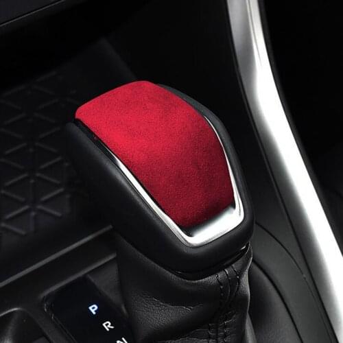 Gear Shift Knob Cover Trim Shift Head Sticker for Toyota RAV4 Accessories 2019 2020 2021
