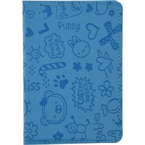 Organizer Passport cover Leather Passport Holder-Blue