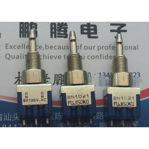 Original new 100% 8N1021 miniature button switch 3pin reset button 6A125V
