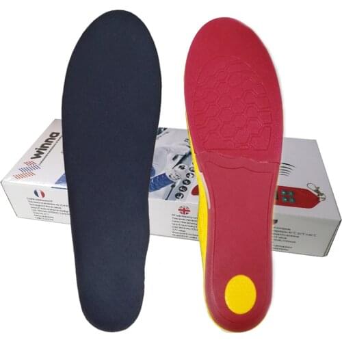 Electrically Heated Thermal Arch Support 2000mAh with Rechargeable Battery Heated Insole Winter Shoes Pads For Skiing