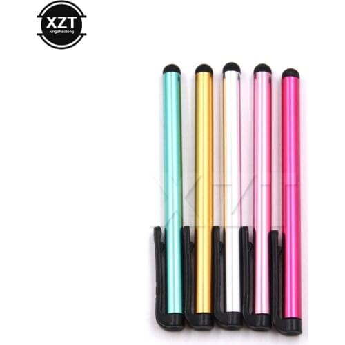Hot 10 Pcs/lot Capacitive Touch Screen Colorful Pen for iPhone 5 4s iPad 3/2 iPod Touch Suit for Universal Phone Tablet PC Pen