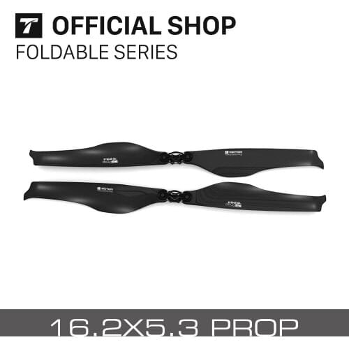 T-motor Carbon Fiber FA16.2x5.3-2PCS/PAIR Folding Propeller For Helicopter Rotors