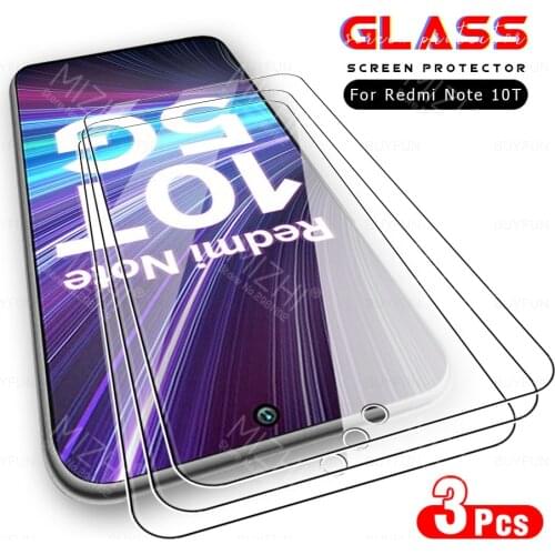 3pcs glass for xiaomi redmi note10t 5G screen protector for xiaomi redmi note 10t 5G redmy 10 t t10 tempered glass safety films