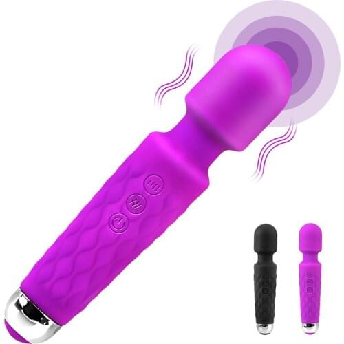 Female Masturbation Sex Toys for Woman Magic AV Wand Vibrator Vagina Anal Clitoris Stimulate 8 Speeds 20 Modes Body Massger