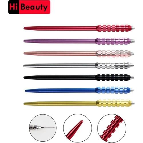 1PC Bump Manual Microblading Microneedling Fog Pen Tattoo Tatu Accessory For 3D Permanent Eyebrow Lip Line Makep Needles R3 R5