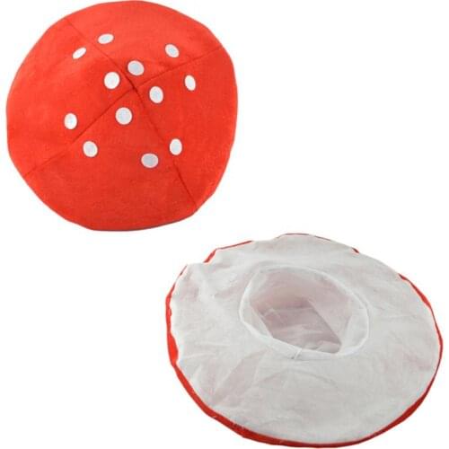 1 Pc Mushroom Hat Creative Costume Party Ornaments Mushroom Shaped Hat Head Decoration for Festival Decor Adult Kids