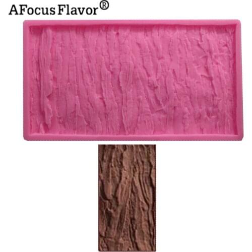 1pcs Tree Bark texture lace pattern fondant cake soap clay Silicone Mold Cooking baking handmade DIY gift kitchen decoration to