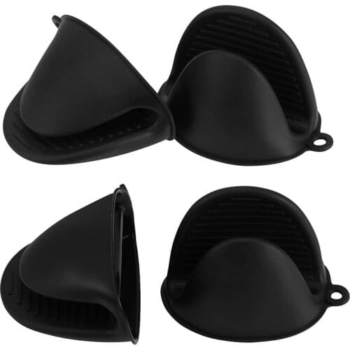 1pcs Thicken Silicone Oven Mitts Gloves Heat Resistant Non-Slip for Kitchen Cooking Baking XHC88