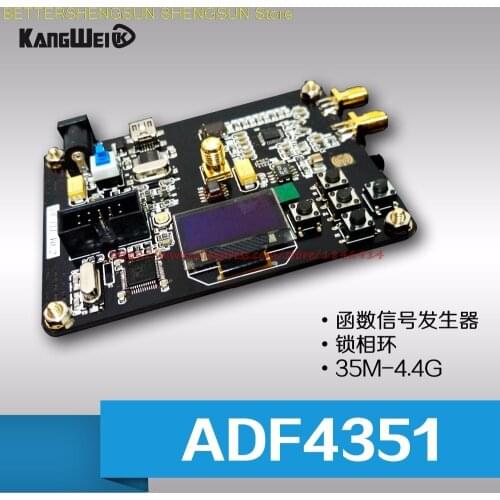 ADF4351 onboard STM32 microcontroller PLL module 35M-4.4G radio frequency signal source Sweeper