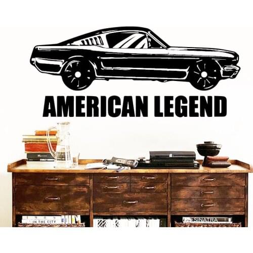 Car Wall Sticker for Kids Room Bedroom Decoration Accessories Vinyl Removable Art Wall Decals Waterproof Background Poster