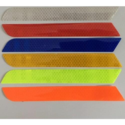 Car Stickers Safety Reflective Warning Stickers Body Rear Bumper Anti-collision Reflective Strip Reflective Stickers