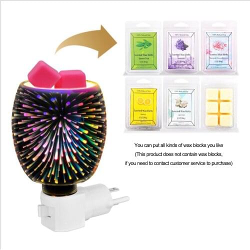 3D Colorful Aromatherapy Lamp Plug In Dimming Bedroom Creative Aromatherapy Stove Table Lamp Romantic Valentines Day Gift