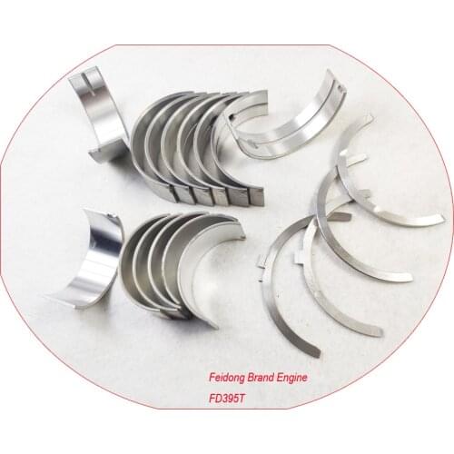 Taishan Feidong FD395T / FD495T engine parts, the set of main bearings, rod bearing and thrust rings,Part name