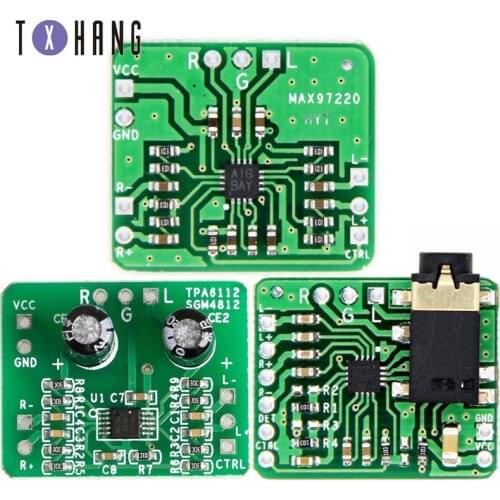 SGM4812 TPA6132 MAX97220 Differential Balanced Stereo Amplifier HIFI Board Module