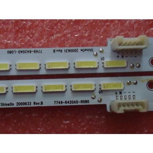 FOR skyworth 42E500E Article lamp MK1555-P4200000-01 7710-642000-L080/R080 1piece=54LED 475MM