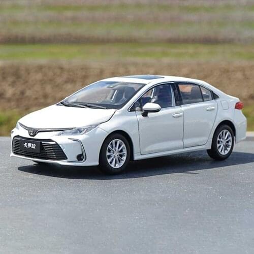 Diecast 1:18 Scale Doors can be opened for Corolla Car Model Metal Gifts Adult Collection Display toy car