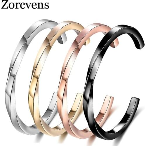 Modyle 2020 New Fashion Gold Silver Color Classical Brand High Quality Stainless Steel Punk Bracelet for Woman