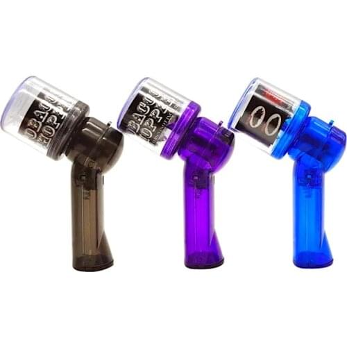 New Arrival Electric Torch Shape Herb Grinder Crusher Crank Leaf Chopper Tobacco Smoke Spice Muller Hand Held Portable Quickly