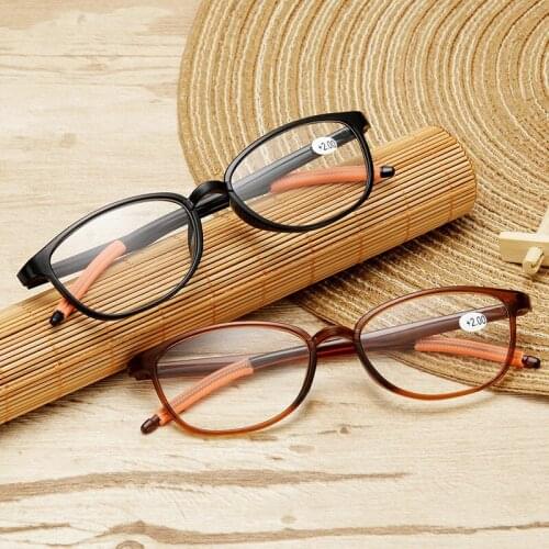 TR90 Frame Reading Glasses High Definition Resin Lens Presbyopia Eyeglasses Ultralight Diopter +1.0 +1.5 +2.0 +2.5 +3.0 +3.5 4.0