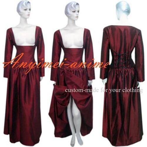 O Dress The Story Of O Red Taffeta Dress Cosplay Costume Tailor-made[G261]
