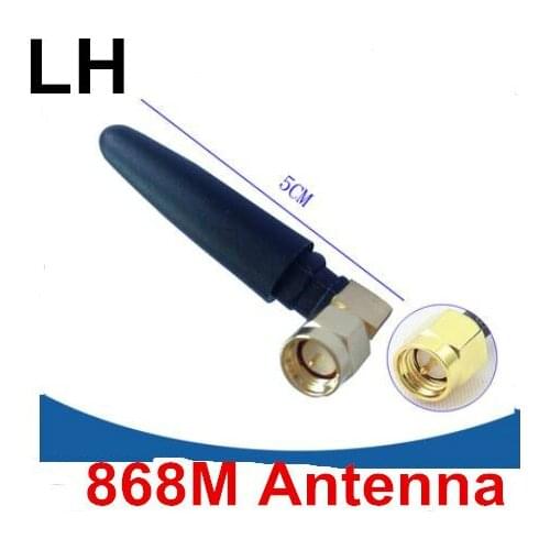 Right Angle SMA male 868MHz rubber antenna 915MHz pcb module aerial