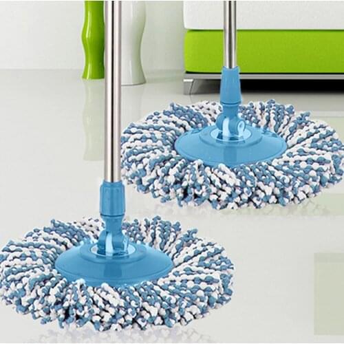 Saingace Mop Head New Replacement 360 Rotating Head Easy Magic Microfiber Spinning Cleaning Broom House Wash Floor Mop Head #45