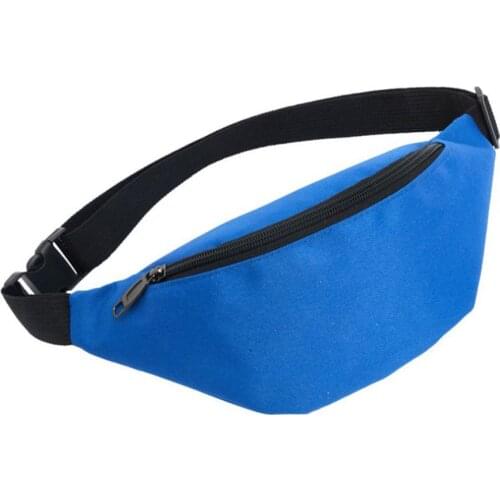 Unisex Running Sport Waist Bag Fanny Pack Travel Waist Money Belt Zip Hiking Pouch Wallet Bag Oxford Bag