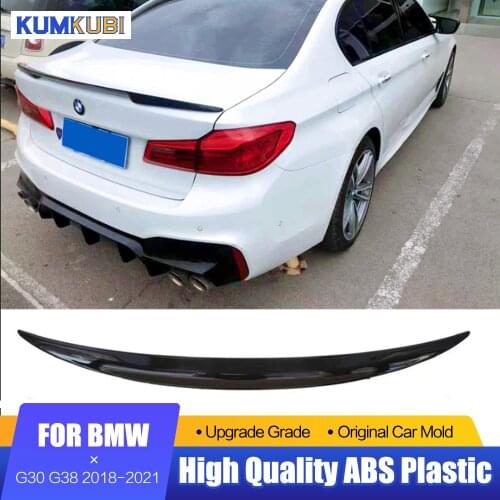 For BMW G30 G38 M5 520i 528i 535i 530i 525i Spoiler 2018-2021 ABS Rear Spoiler Trunk Wing For BMW G30 G38 P Style Black Spoiler