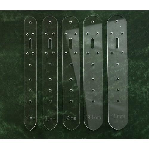 Belt Perforation Positioning Template Vegetable Tanned Belt Hole Plate Positioning Plate Acrylic Version