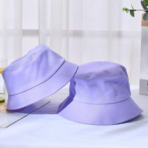 Unisex summer foldable bucket hat female outdoor sunscreen pure cotton fishing hunting hat mens basin headband sunscreen hat