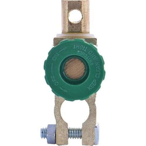 Universal Car Battery Switch Battery Terminal Link Switch Quick Cut-off Disconnect Protector RV Car Battery Power-off Switch