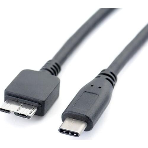 Type C to Micro B Cable USB 3.0 Type C 5Gbps Data Connector Adapter For Hard Drive Smartphone PC Type C Charger Camera Disk Cord