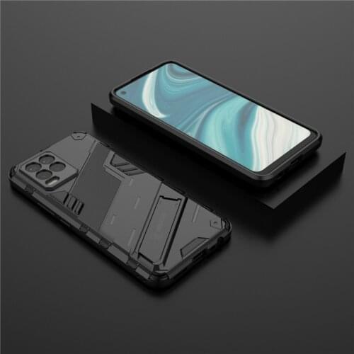 For OPPO Realme Narzo 20 Pro 7 8 Case ShockProof Stand Armor Cover For V15 C12 C15 Q3 OPPO A32 A53 A93 Bumper Protection Cases