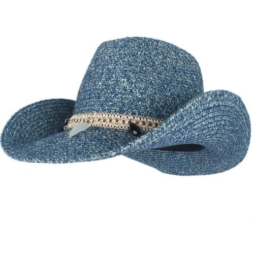 New Women Hollow Western Cowboy Hat fascinator Lady Summer Straw Bohemian Tassel Sombrero Hombre Beach Cowgirl Jazz Sun Hat