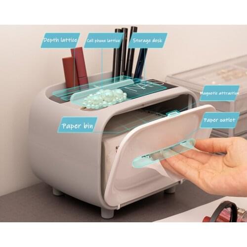 1pc Tissue Boxes Protection Tissue Container Towel Napkin Tissue Holder Case Home Decoration Tissue Box Holder Environmenta