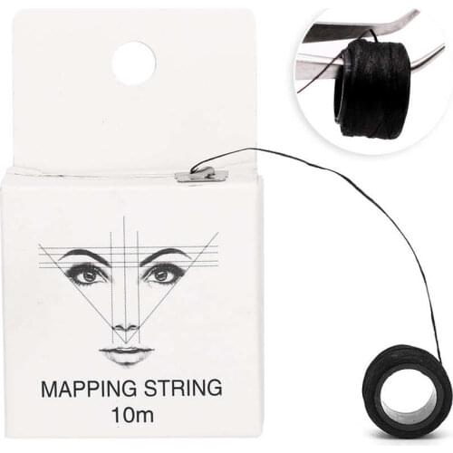 10m Pre Inked Mapping String Microblading Eyebrow Makeup Dyeing Liners Marker Thread Line Tool Permanent Position Measuring Tool