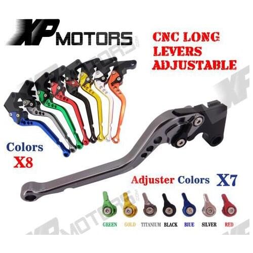 CNC Long Brake Clutch Lever For Yamaha XV535 87-00 XV700 84-87 XV750 88-97 XV1100 84-98