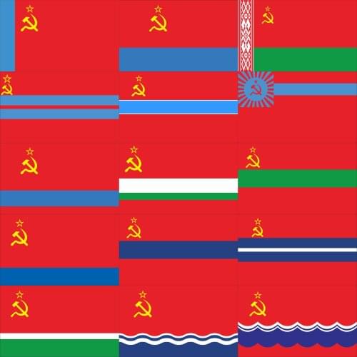 Union of Soviet Socialist Republics,USSR Flag 150X90cm (3x5FT) 100D Polyester Free Shipping